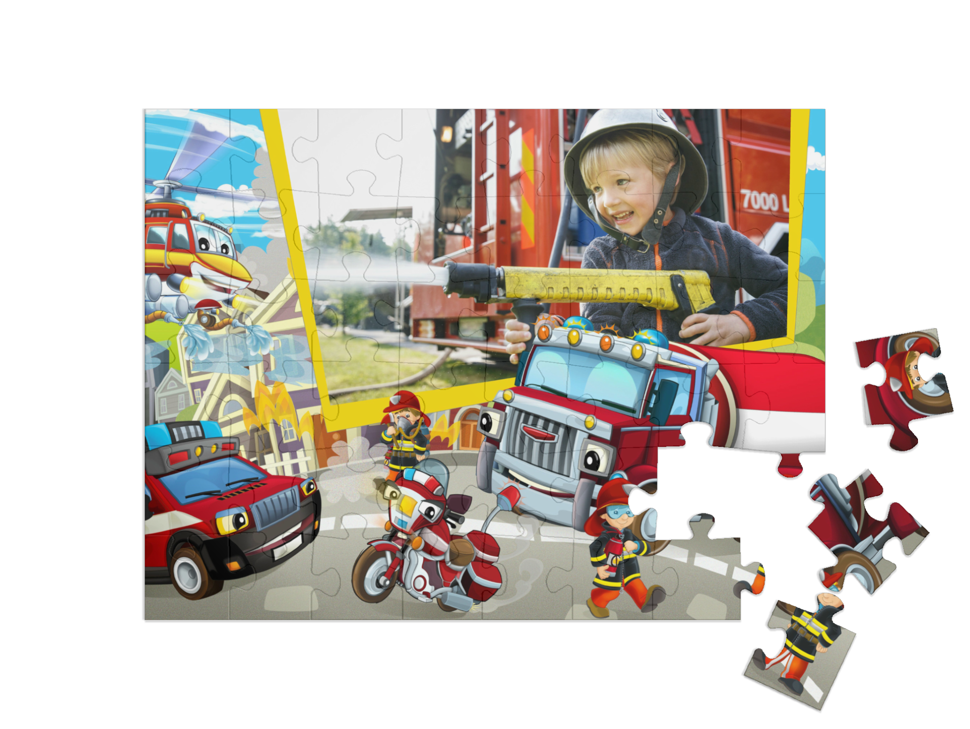 „En action“ format paysage